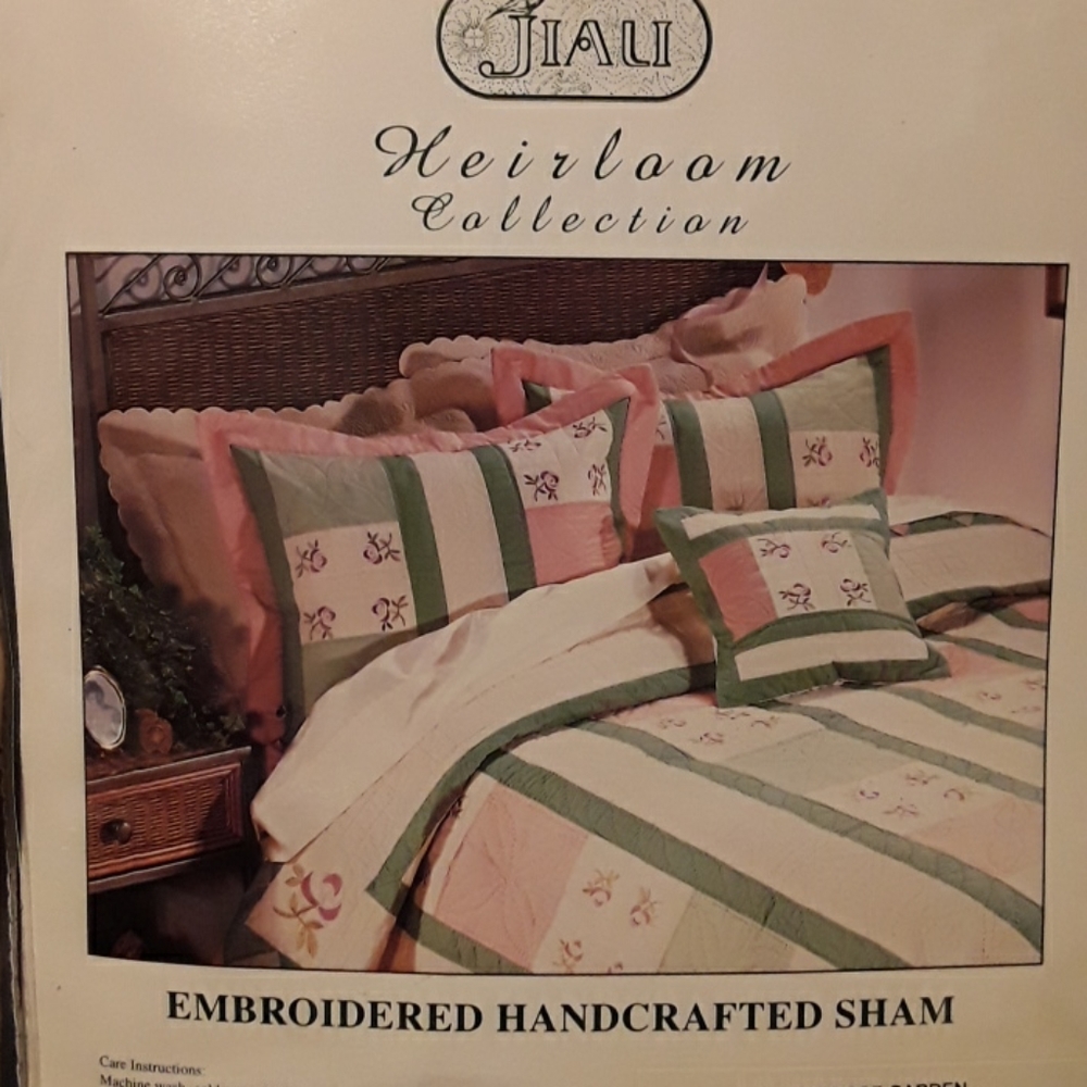 Embroidered Handcrafted Sham